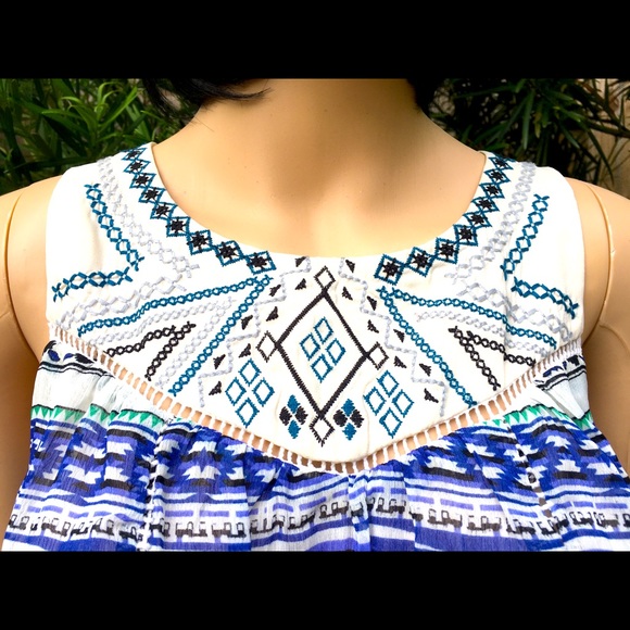 XHILARATION SOUTHWEST DRESS SIZE S/P - Picture 1 of 11